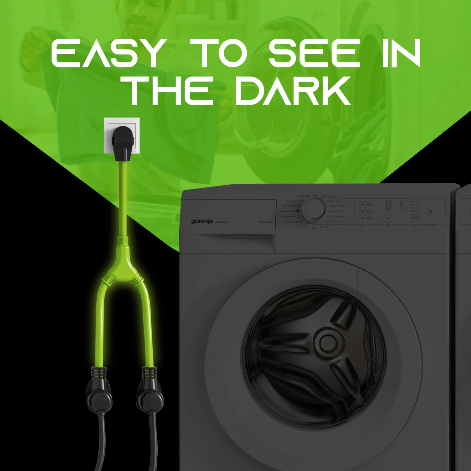 30 Amp NEMA 14-30P To Dual NEMA 14-30R Splitter Power Cord Adapter - 4 Prong STW 10AWG 4C(30 Amp Nema 14 30p To Dual Nema 14 30r Splitter Power Cord Adapter 4 Prong Stw 10awg 4c) 7 30 Amp NEMA 14-30P To Dual NEMA 14-30R Splitter Power Cord Adapter - 4 Prong STW 10AWG 4C(30 Amp Nema 14 30p To Dual Nema 14 30r Splitter Power Cord Adapter 4 Prong Stw 10awg 4c) - Image 7