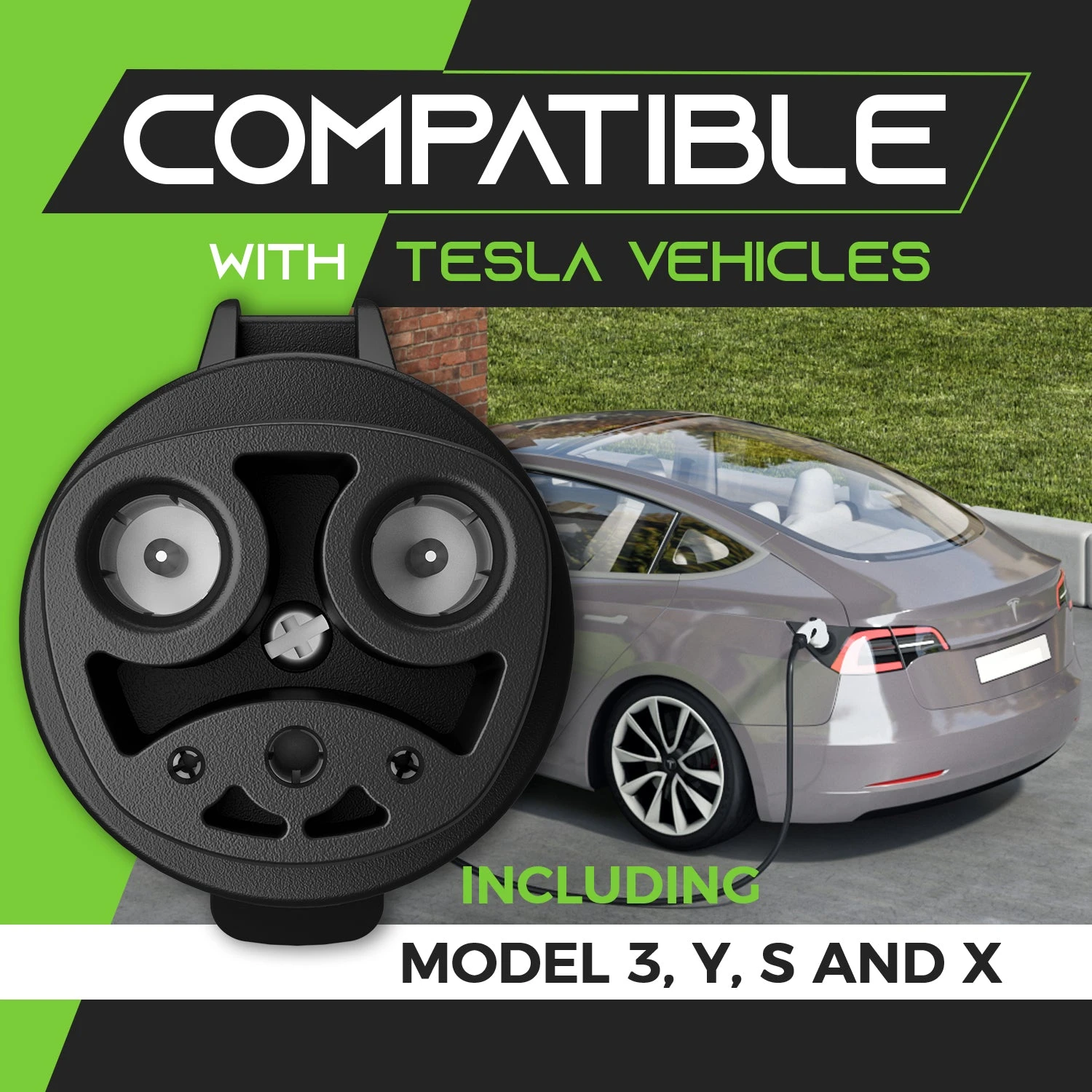 60 Amp J1772 To Tesla Adapter For Level 1 And 2 EV Chargers, IP65 Rating(60 Amp J1772 To Tesla Adapter For Level 1 And 2 Ev Chargers Ip65 Rating) 2 60 Amp J1772 To Tesla Adapter For Level 1 And 2 EV Chargers, IP65 Rating(60 Amp J1772 To Tesla Adapter For Level 1 And 2 Ev Chargers Ip65 Rating) - Image 2