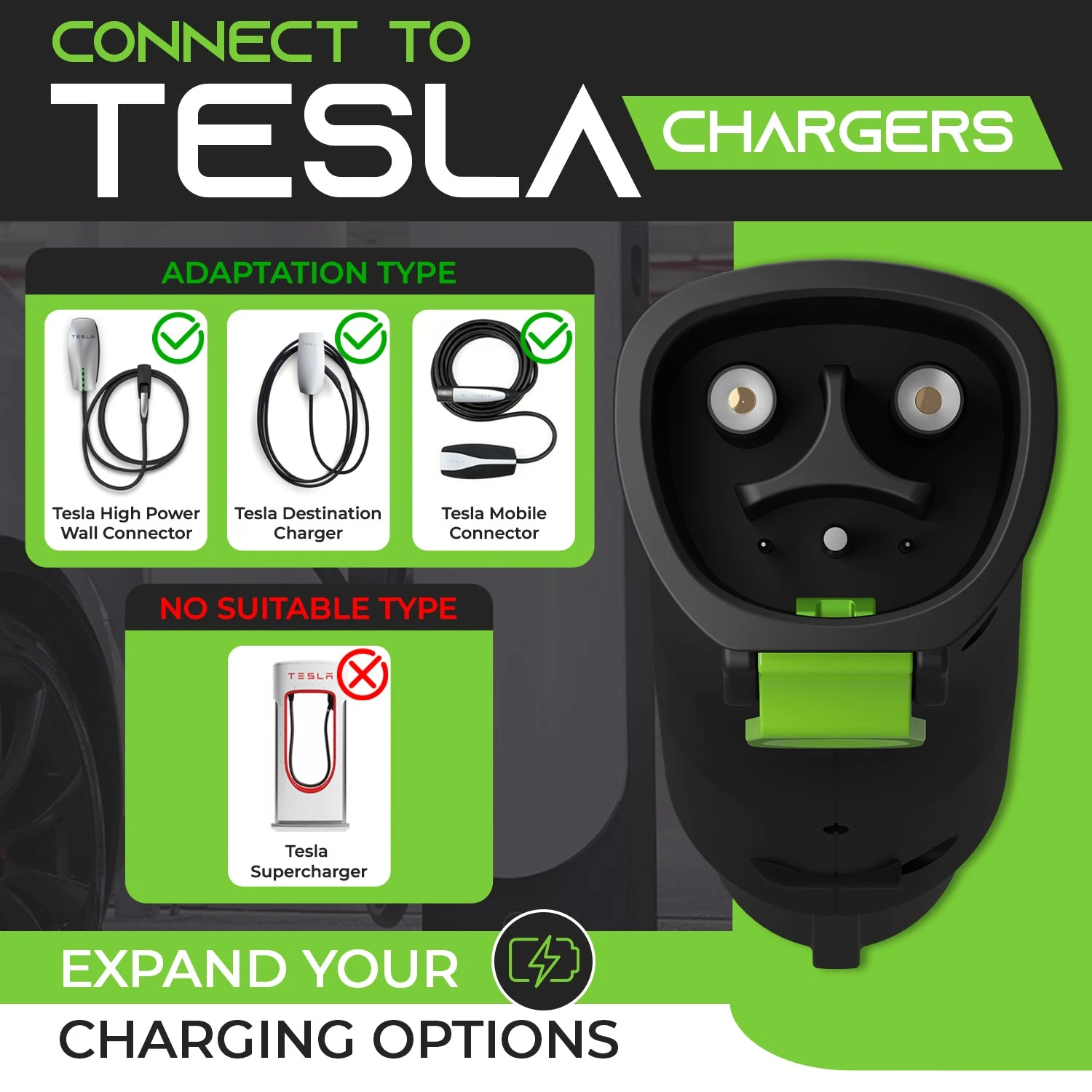 Tesla To J1772 Adapter For EV, Compatible With Tesla (NACS) Chargers(Tesla To J1772 Adapter For Ev Compatible With Tesla Nacs Chargers) 3 Tesla To J1772 Adapter For EV, Compatible With Tesla (NACS) Chargers(Tesla To J1772 Adapter For Ev Compatible With Tesla Nacs Chargers) - Image 3