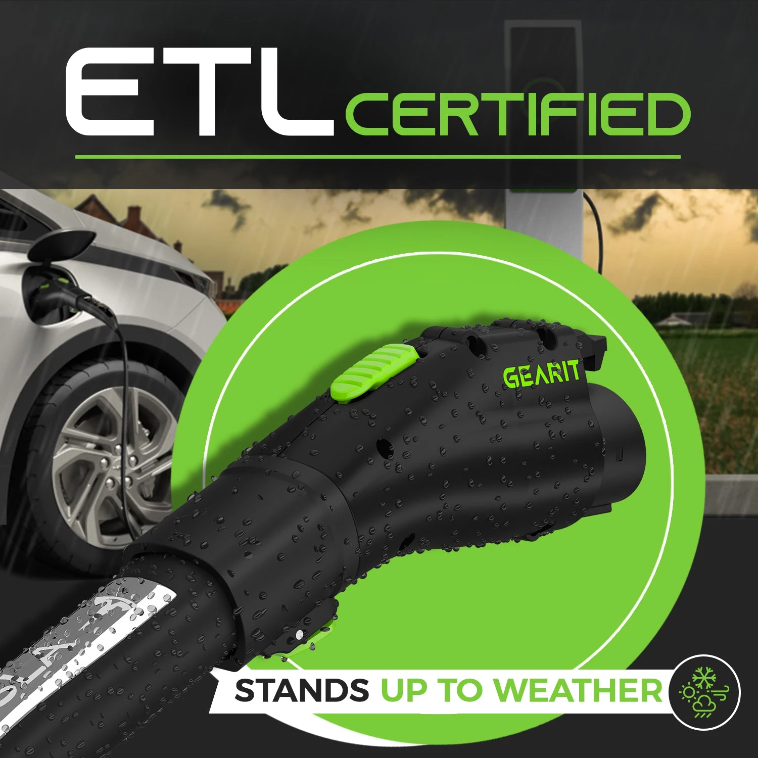 Tesla To J1772 Adapter For EV, Compatible With Tesla (NACS) Chargers(Tesla To J1772 Adapter For Ev Compatible With Tesla Nacs Chargers) 6 Tesla To J1772 Adapter For EV, Compatible With Tesla (NACS) Chargers(Tesla To J1772 Adapter For Ev Compatible With Tesla Nacs Chargers) - Image 6