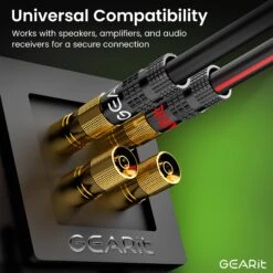 6 Pairs Closed Screw Type Speaker Banana Plugs(Gearit Banana Plug Connectors Closed Screw 24k Gold Plated 6 Pairs 12 Pieces) -GEARit Store GI BP 6PK 4 3af80a65 6f48 4b52 a89a 35dbb6df519c