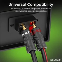 6 Pairs 2mm Pin Plug Speaker Banana Plugs(Gearit Speaker Banana Plugs 2mm Pin Plug Screw Type Gold Plated 6 Pair 12 Pieces) -GEARit Store GI BP2MM 6PK 4 1