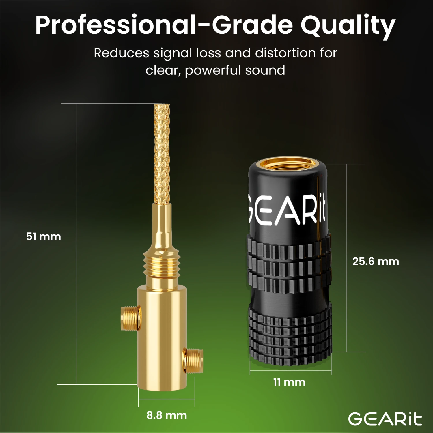 6 Pairs Flex Pin Type Speaker Banana Plugs(Gearit Speaker Banana Plugs 90 Degree Pin Plug Type For For Spring Loaded Terminals Gold Plated Connectors 6 Pair 12 Pieces) 7 6 Pairs Flex Pin Type Speaker Banana Plugs(Gearit Speaker Banana Plugs 90 Degree Pin Plug Type For For Spring Loaded Terminals Gold Plated Connectors 6 Pair 12 Pieces) - Image 7