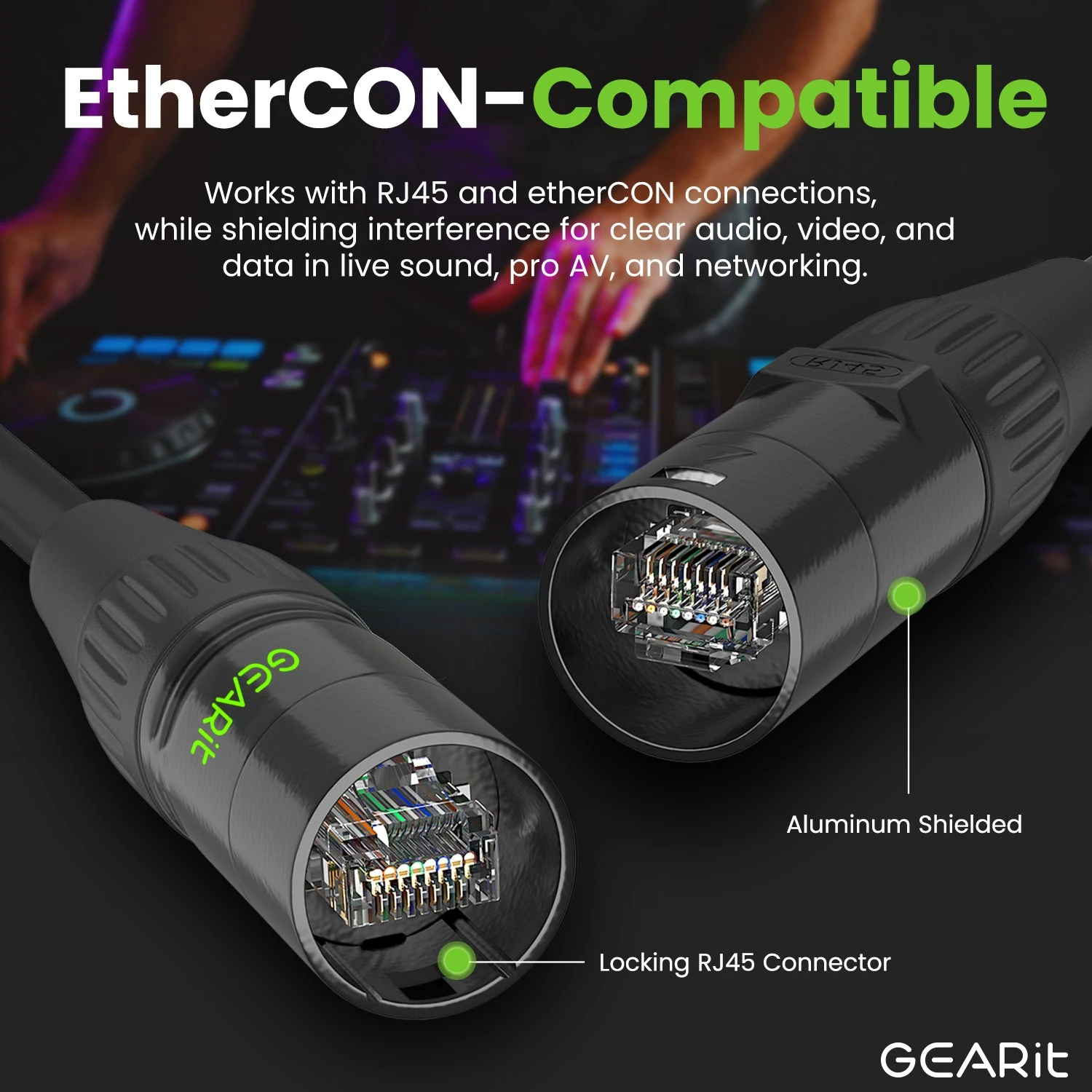 CAT6 Shielded EtherCON Cable For Pro Audio, Black(Cat6 Ethercon Cable For Pro Audio Black) 13 CAT6 Shielded EtherCON Cable For Pro Audio, Black(Cat6 Ethercon Cable For Pro Audio Black) - Image 13