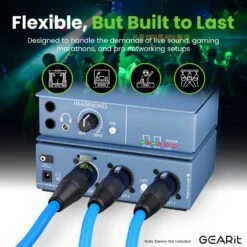 CAT6 Shielded EtherCON Cable For Pro Audio, Blue(Cat6 Shielded Ethercon Cable For Pro Audio Blue) -GEARit Store GI C6EC BL F 3 f99d9f7d 09ed 4283 8da0 0b4f70ebe1e7
