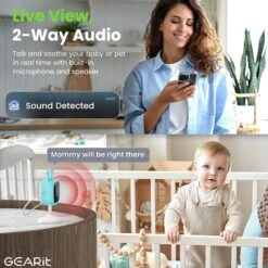 GEARit Wifi Baby Monitor Camera With Motion & Sound Detection - 2K Video, 2-Way Audio(Gearit Wifi Baby Monitor Camera With Motion Sound Detection 2k Video 2 Way Audio) 11 GEARit Wifi Baby Monitor Camera With Motion & Sound Detection - 2K Video, 2-Way Audio(Gearit Wifi Baby Monitor Camera With Motion Sound Detection 2k Video 2 Way Audio) -GEARit Store GI CAM BABY WH 001 4
