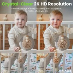 GEARit Wifi Baby Monitor Camera With Motion & Sound Detection - 2K Video, 2-Way Audio(Gearit Wifi Baby Monitor Camera With Motion Sound Detection 2k Video 2 Way Audio) 12 GEARit Wifi Baby Monitor Camera With Motion & Sound Detection - 2K Video, 2-Way Audio(Gearit Wifi Baby Monitor Camera With Motion Sound Detection 2k Video 2 Way Audio) -GEARit Store GI CAM BABY WH 001 5