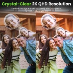 GEARit Smart Video Doorbell - Wireless 2K QHD Video Camera - IP65 Weather-Proof, Motion Detection, 2 Way Audio(Gearit Smart Video Doorbell Wireless 2k Qhd Video Camera Ip65 Weather Proof Motion Detection 2 Way Audio) -GEARit Store GI CAM DRB WH 001 5