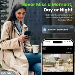 GEARit Wifi Indoor Camera For Baby & Pet Monitor - 2K Video, 2-Way Audio(Gearit Wifi Indoor Camera For Home Security 2k Video 2 Way Audio) 9 GEARit Wifi Indoor Camera For Baby & Pet Monitor - 2K Video, 2-Way Audio(Gearit Wifi Indoor Camera For Home Security 2k Video 2 Way Audio) -GEARit Store GI CAM IN WH 001 3