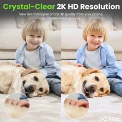 GEARit Wifi Indoor Camera With Pan/Tilt For Baby & Pet - 2K Video, 2-Way Audio, Motion Tracker(Gearit Wifi Indoor Camera For Home Security 2k Video 2 Way Audio Copy) -GEARit Store GI CAM IN WH 011 8