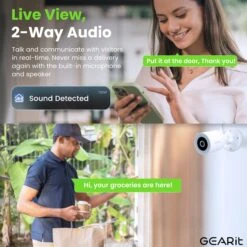 GEARit Wifi Outdoor Security Camera - 2K Video, IP65 Weatherproof, Motion Detection, Night Vision(Gearit Wifi Indoor Camera With Pan Tilt For Home Security 2k Video 2 Way Audio Motion Tracker Copy) 11 GEARit Wifi Outdoor Security Camera - 2K Video, IP65 Weatherproof, Motion Detection, Night Vision(Gearit Wifi Indoor Camera With Pan Tilt For Home Security 2k Video 2 Way Audio Motion Tracker Copy) -GEARit Store GI CAM OUT WH 001 4