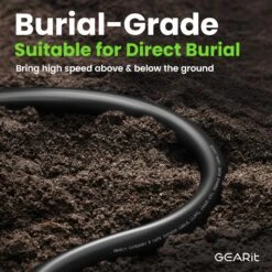 Cat6 CCA Outdoor Ethernet Cable For Direct Burial, Black(Gearit Cat6 Outdoor Ethernet Cable With Cca Copper Clad For In Wall Direct Burial Black) -GEARit Store GI CAT6 CCA OUT LDPE BK F 3 3cd50485 2c6d 4729 87cf 6edefd42d696