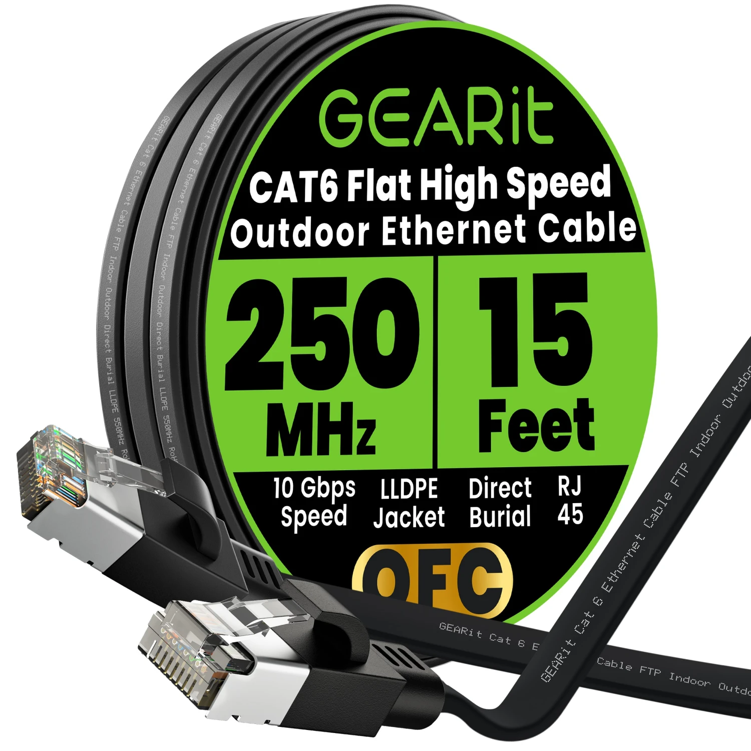 Black Cat6 Flat Outdoor Ethernet Cable(Black Cat6 Flat Outdoor Ethernet Cable) 1 Black Cat6 Flat Outdoor Ethernet Cable(Black Cat6 Flat Outdoor Ethernet Cable)