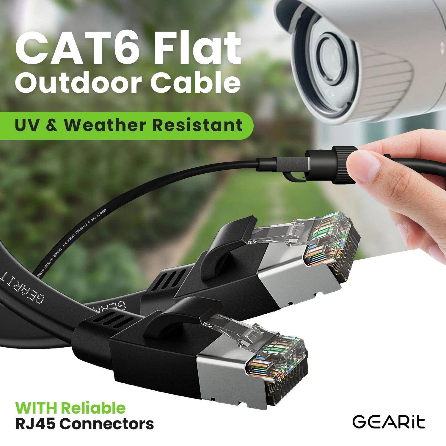 Black Cat6 Flat Outdoor Ethernet Cable(Black Cat6 Flat Outdoor Ethernet Cable) 10 Black Cat6 Flat Outdoor Ethernet Cable(Black Cat6 Flat Outdoor Ethernet Cable) - Image 10