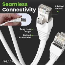 Cat6 Outdoor Ethernet Cable - 23AWG LLDPE Weatherproof Jacket S/FTP Direct Burial(Gearit Cat6 Outdoor Cable Waterproof Direct Burial 23awg Cat 6 Ethernet Ftp Foil Twisted Pair Shielded Lldpe Waterproof And Uv Resistant) 22 Cat6 Outdoor Ethernet Cable - 23AWG LLDPE Weatherproof Jacket S/FTP Direct Burial(Gearit Cat6 Outdoor Cable Waterproof Direct Burial 23awg Cat 6 Ethernet Ftp Foil Twisted Pair Shielded Lldpe Waterproof And Uv Resistant) -GEARit Store GI CAT6 OUT LDPE BWH FT 5 99e5d5dd e56b 4fa1 8fdd 3fcf0107e873