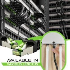 Black Cat7 Flat Outdoor Ethernet Cable(Cat7 Flat Outdoor Ethernet Cable) -GEARit Store GI CAT7 FLT OUT LDPE BK 08 0a80d36b 8ba5 42de 9f99 8823e7c9765c