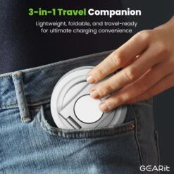 GEARit 3-in-1 15W MagSafe Wireless Charger Station(Gearit 3 In 1 Magsafe Wireless Charger Station) -GEARit Store GI CS20W 3D WH 6