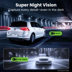 GEARit 4K Dual Dash Cam Front & Rear With WiFi GPS Night Vision 64GB Included(Gearit 4k Dual Dash Cam Front Rear With Wifi Gps Night Vision 64gb Included) -GEARit Store GI DASH 2CH 4K BK 3