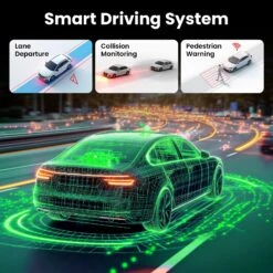 GEARit 4K Dual Dash Cam Front & Rear With WiFi GPS Night Vision 64GB Included(Gearit 4k Dual Dash Cam Front Rear With Wifi Gps Night Vision 64gb Included) -GEARit Store GI DASH 2CH 4K BK 6