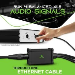4 Channel 3-Pin XLR/DMX/AES-EBU Over Ethercon RJ45 Snake Cable(4 Channel Snake 3 Pin Xlr Dmx Aes Ebu Over Ethercon Rj45 Extender) -GEARit Store GI DMX 4CHWC 3