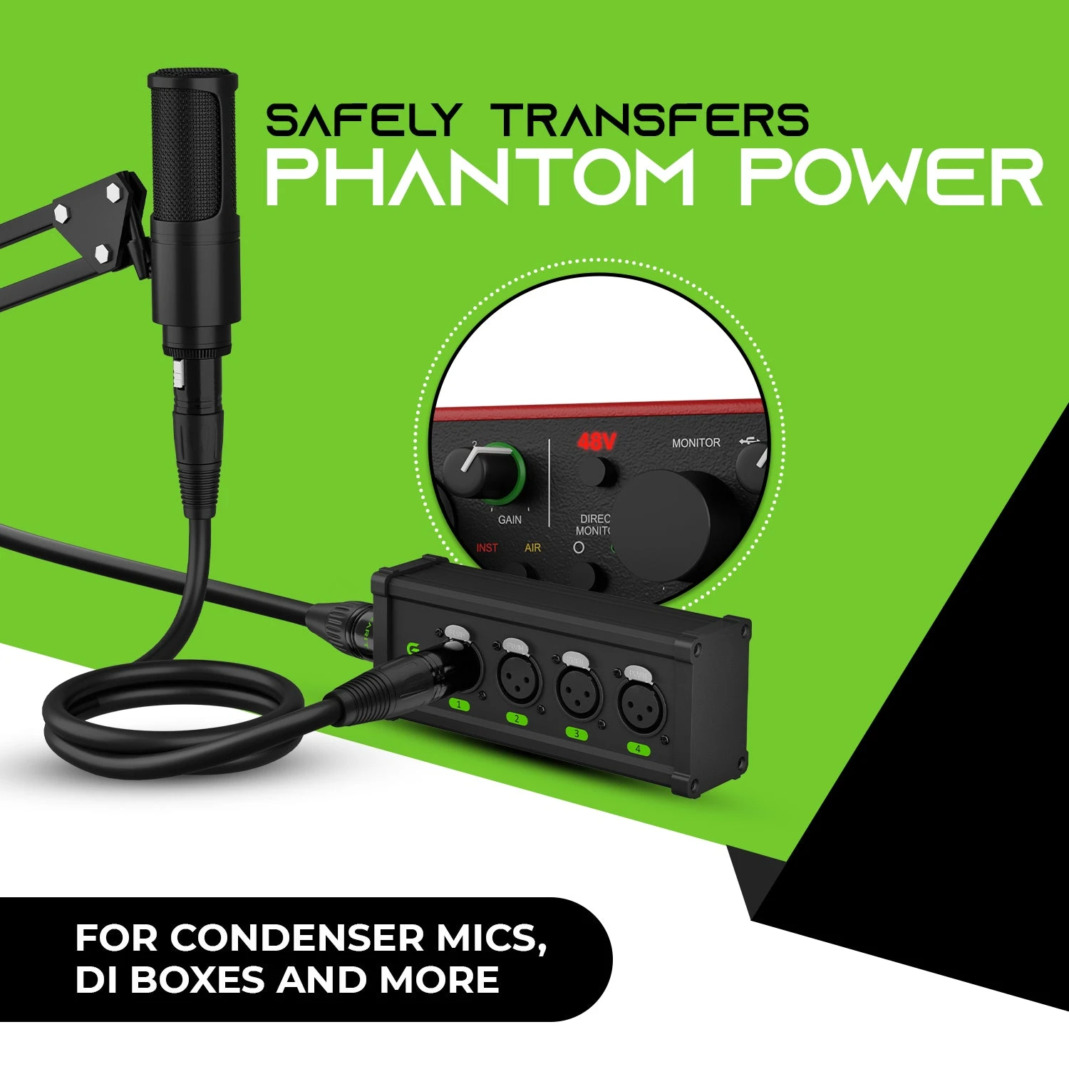 4 Channel 3-Pin XLR/DMX/AES-EBU Over Ethercon RJ45 Network Extender(Gearit 4 Channel Multi Network 3 Pin Xlr Dmx Aes Ebu To Ethercon Compatible Rj45 Cat5 Cat6 Ethernet Extender For Live Stage Sound Lighting Audio Recording Studio 1 Pair 4 Xlr Male 4 Xlr Female) 5 4 Channel 3-Pin XLR/DMX/AES-EBU Over Ethercon RJ45 Network Extender(Gearit 4 Channel Multi Network 3 Pin Xlr Dmx Aes Ebu To Ethercon Compatible Rj45 Cat5 Cat6 Ethernet Extender For Live Stage Sound Lighting Audio Recording Studio 1 Pair 4 Xlr Male 4 Xlr Female) - Image 5