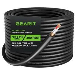 XLR / DMX OFC Bulk Cable, 300 Feet(Xlr Dmx Ofc Bulk Cable 300 Feet)