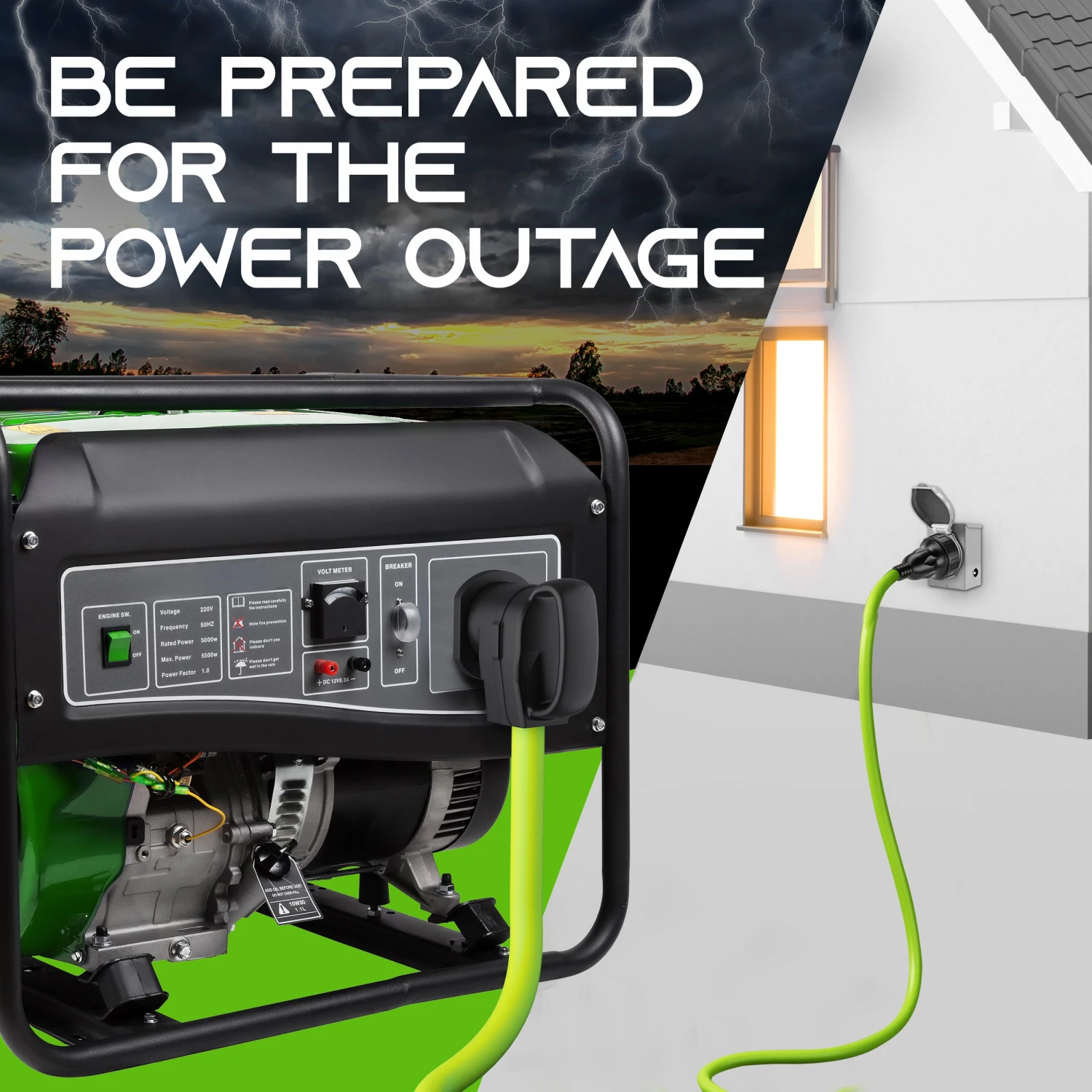 20 Amp NEMA TT-30P To L5-30R Power Extension Cord Adapter - Twist Locking STW 10AWG 3C(30 Amp Nema Tt 30p To L5 30r Power Extension Cord Adapter Twist Locking Stw 10awg 3c) 6 20 Amp NEMA TT-30P To L5-30R Power Extension Cord Adapter - Twist Locking STW 10AWG 3C(30 Amp Nema Tt 30p To L5 30r Power Extension Cord Adapter Twist Locking Stw 10awg 3c) - Image 6