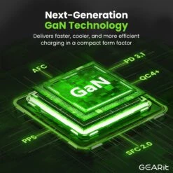 240W USB-C Super Fast GaN Charger(240w Usb C Super Fast Gan Charger) 14 240W USB-C Super Fast GaN Charger(240w Usb C Super Fast Gan Charger) -GEARit Store GI GC240W C3A1 BK 7