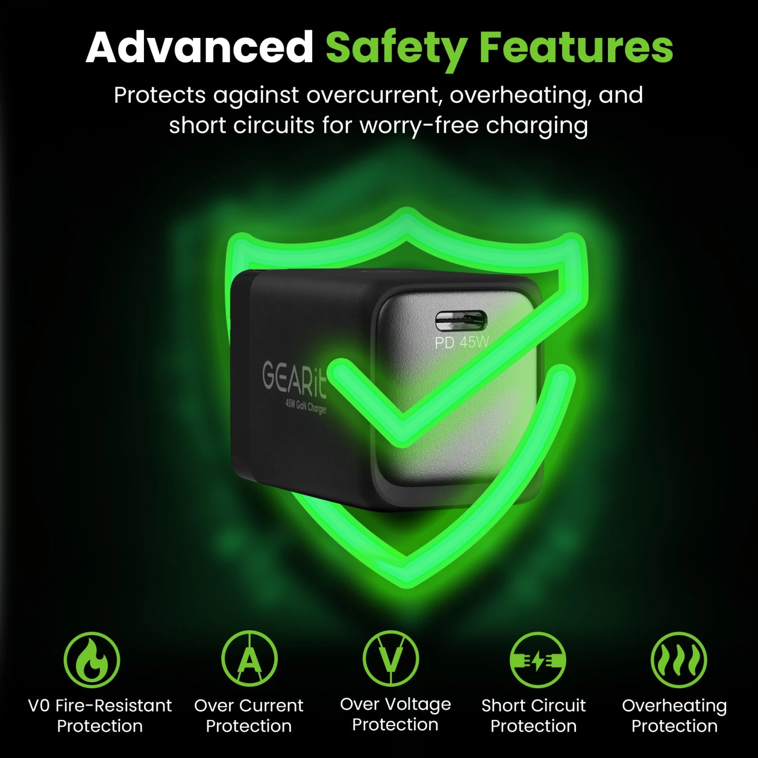 45W USB-C Super Fast GaN Charger(45w Usb C Super Fast Gan Charger) 6 45W USB-C Super Fast GaN Charger(45w Usb C Super Fast Gan Charger) - Image 6