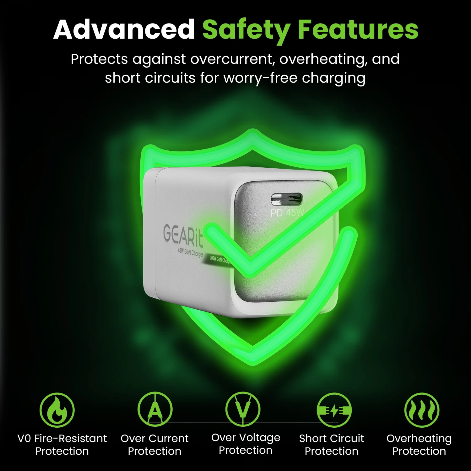 45W USB-C Super Fast GaN Charger(45w Usb C Super Fast Gan Charger) 13 45W USB-C Super Fast GaN Charger(45w Usb C Super Fast Gan Charger) - Image 13