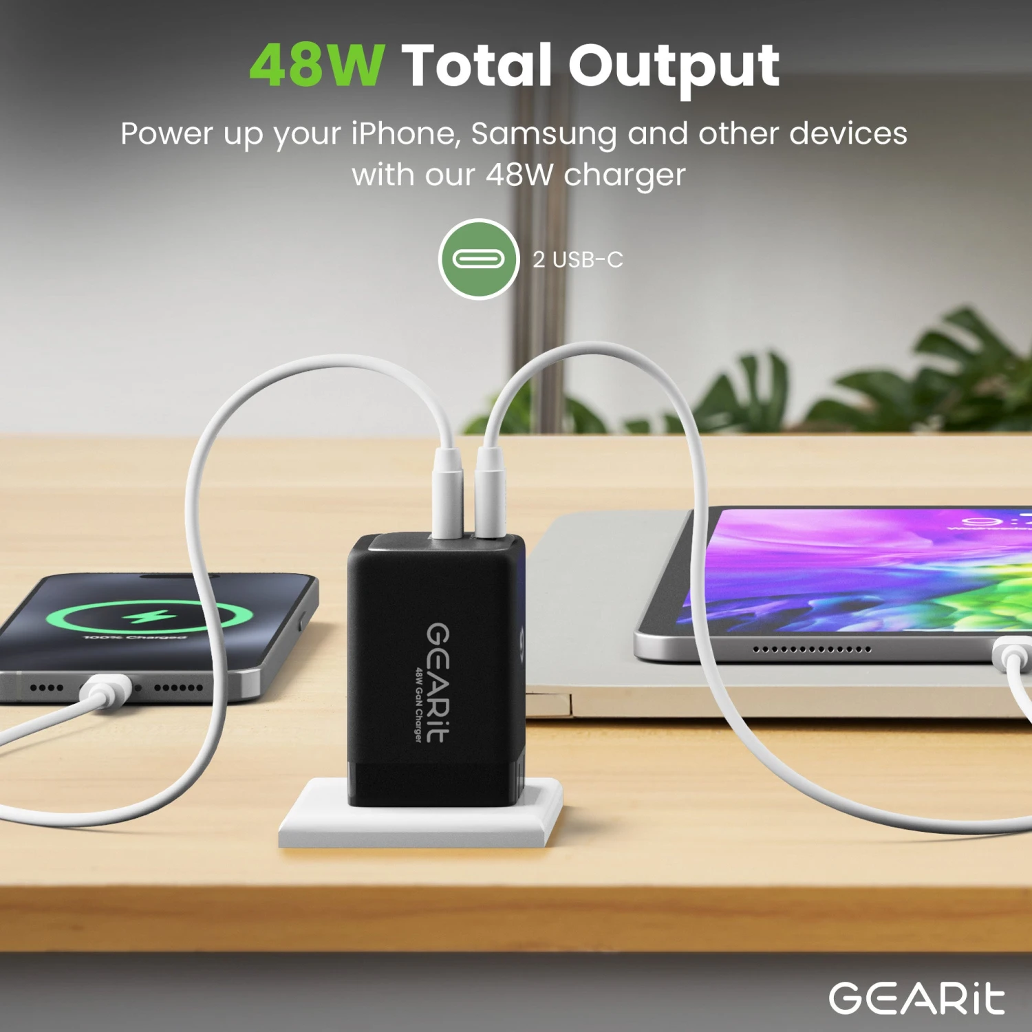 48W USB-C Super Fast GaN Charger(48w Usb C Super Fast Gan Charger 1) 2 48W USB-C Super Fast GaN Charger(48w Usb C Super Fast Gan Charger 1) - Image 2