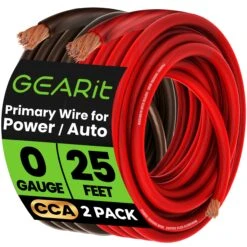 1/0 Gauge CCA Electrical Power Ground Wire(Gearit 1 0 Gauge Wire Cca Primary Electrical Automotive Power Ground Wire)