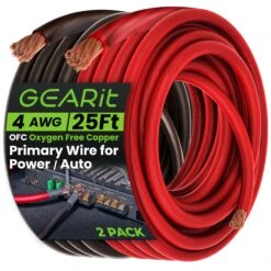 4 Gauge OFC Ground Wire - 4AWG Electrical Power Cable - 25 Feet(4 Gauge Ofc Ground Wire 4awg Electrical Power Cable 25 Feet) 30 4 Gauge OFC Ground Wire - 4AWG Electrical Power Cable - 25 Feet(4 Gauge Ofc Ground Wire 4awg Electrical Power Cable 25 Feet) -GEARit Store GI GRD 4G OFC BR 25F 2PK 5d5f7efb 336f 4530 ad9b a6d6b9cee012