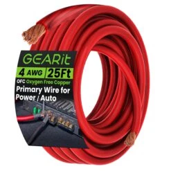4 Gauge OFC Ground Wire - 4AWG Electrical Power Cable - 25 Feet(4 Gauge Ofc Ground Wire 4awg Electrical Power Cable 25 Feet) 28 4 Gauge OFC Ground Wire - 4AWG Electrical Power Cable - 25 Feet(4 Gauge Ofc Ground Wire 4awg Electrical Power Cable 25 Feet) -GEARit Store GI GRD 4G OFC RD 25F bd3417d2 c204 4f5f 9130 30ae13dfe121
