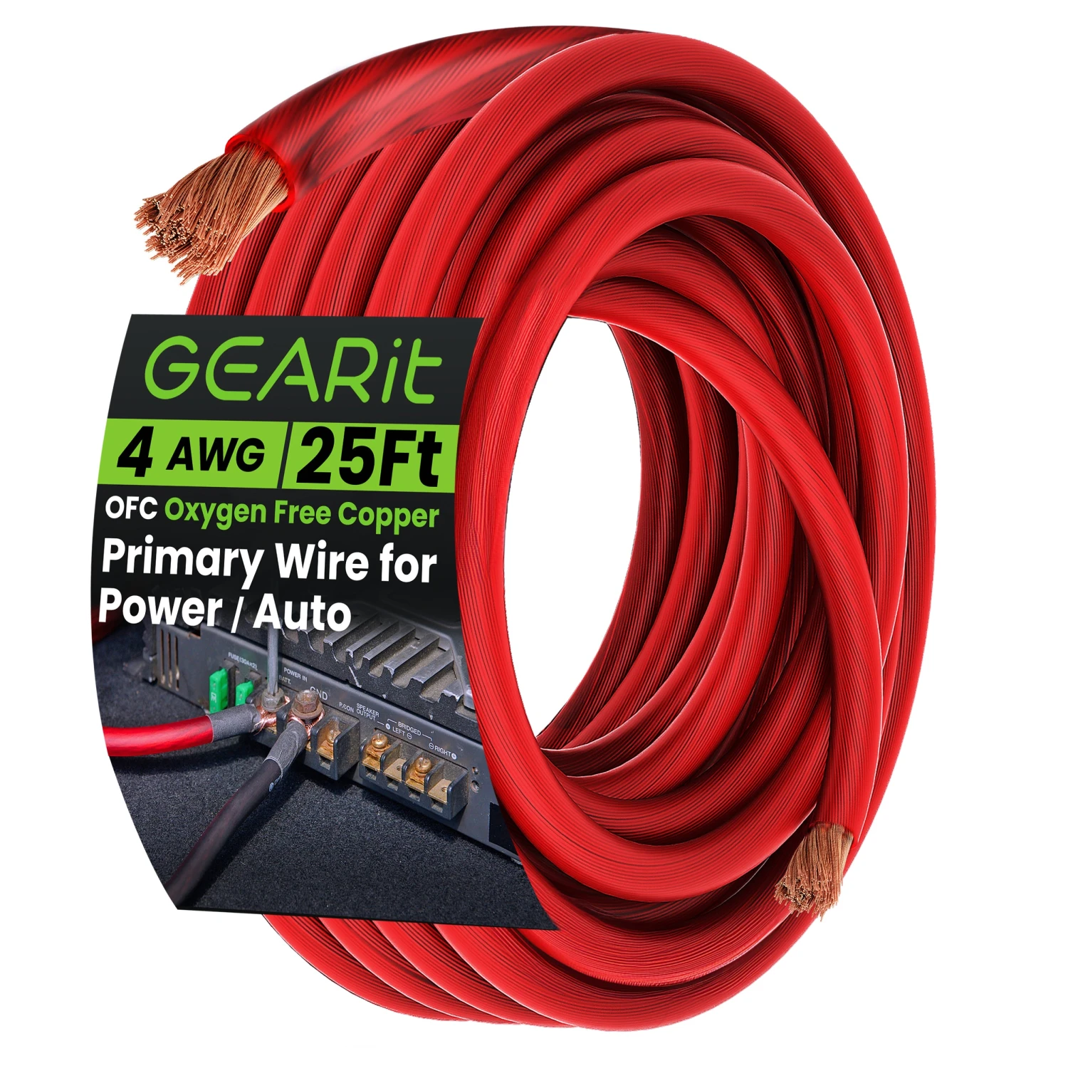 4 Gauge OFC Ground Wire - 4AWG Electrical Power Cable - 25 Feet(4 Gauge Ofc Ground Wire 4awg Electrical Power Cable 25 Feet) 9 4 Gauge OFC Ground Wire - 4AWG Electrical Power Cable - 25 Feet(4 Gauge Ofc Ground Wire 4awg Electrical Power Cable 25 Feet) - Image 9