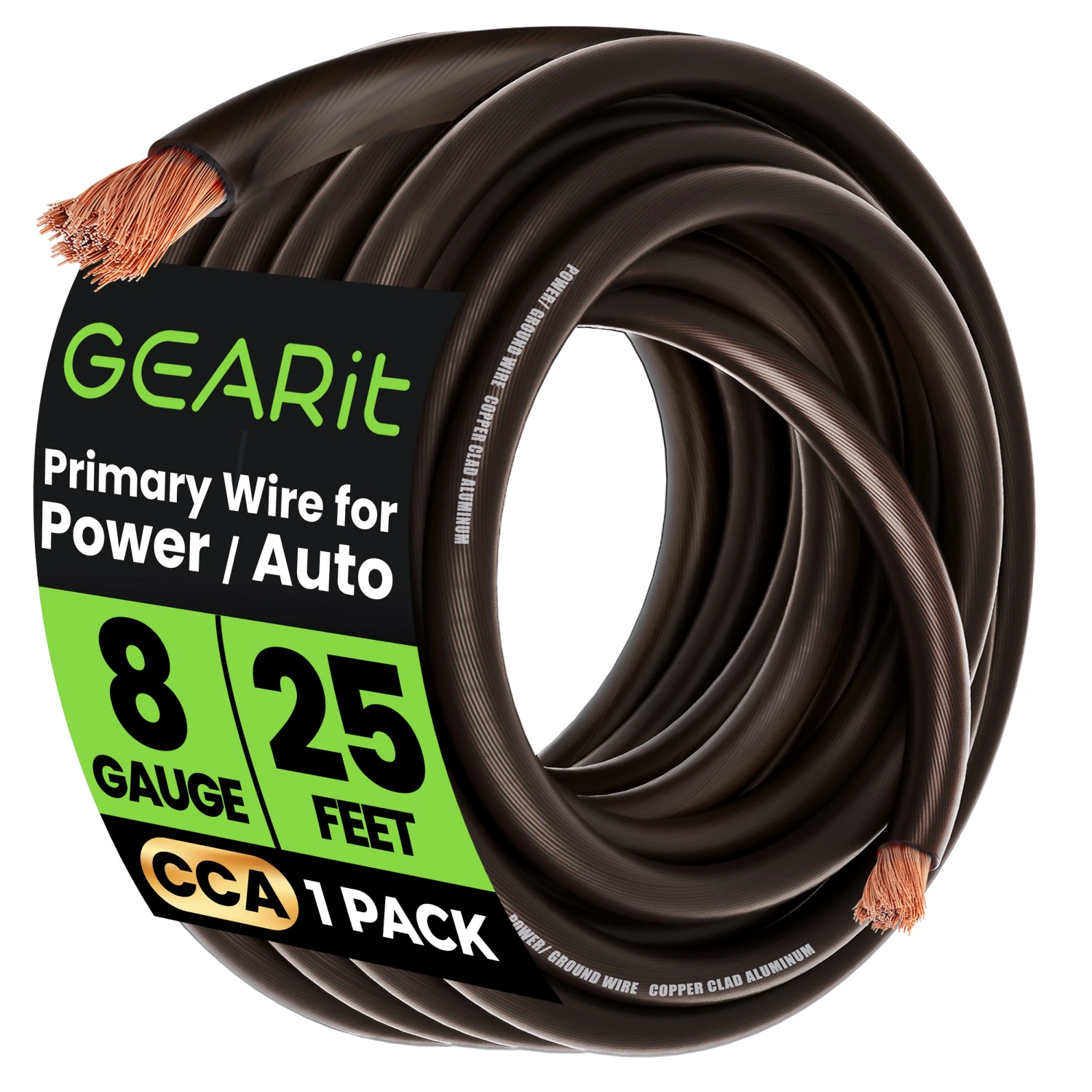 8 Gauge CCA Electrical Power Ground Wire, 25 Feet(Gearit 8 Gauge Wire Cca Primary Electrical Automotive Power Ground Wire 25 Feet) 17 8 Gauge CCA Electrical Power Ground Wire, 25 Feet(Gearit 8 Gauge Wire Cca Primary Electrical Automotive Power Ground Wire 25 Feet) - Image 17