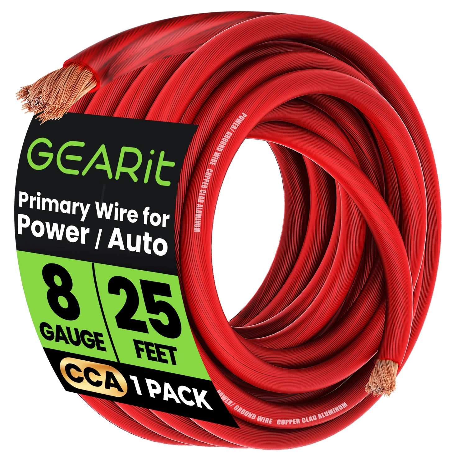 8 Gauge CCA Electrical Power Ground Wire, 25 Feet(Gearit 8 Gauge Wire Cca Primary Electrical Automotive Power Ground Wire 25 Feet) 9 8 Gauge CCA Electrical Power Ground Wire, 25 Feet(Gearit 8 Gauge Wire Cca Primary Electrical Automotive Power Ground Wire 25 Feet) - Image 9
