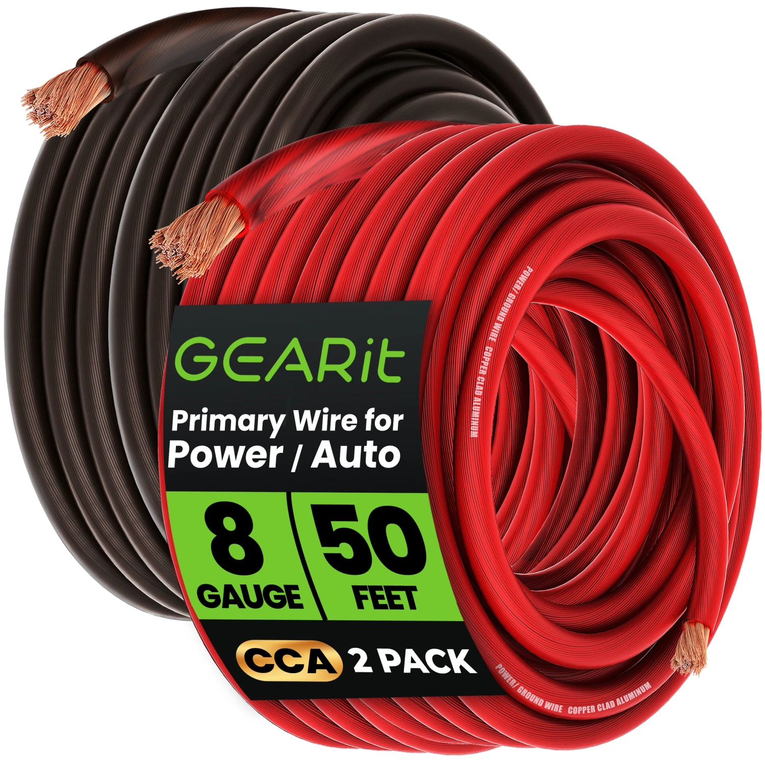 8 Gauge CCA Electrical Power Ground Wire, 50 Feet(Gearit 8 Gauge Wire Cca Primary Electrical Automotive Power Ground Wire 50 Feet) 19 8 Gauge CCA Electrical Power Ground Wire, 50 Feet(Gearit 8 Gauge Wire Cca Primary Electrical Automotive Power Ground Wire 50 Feet) - Image 19