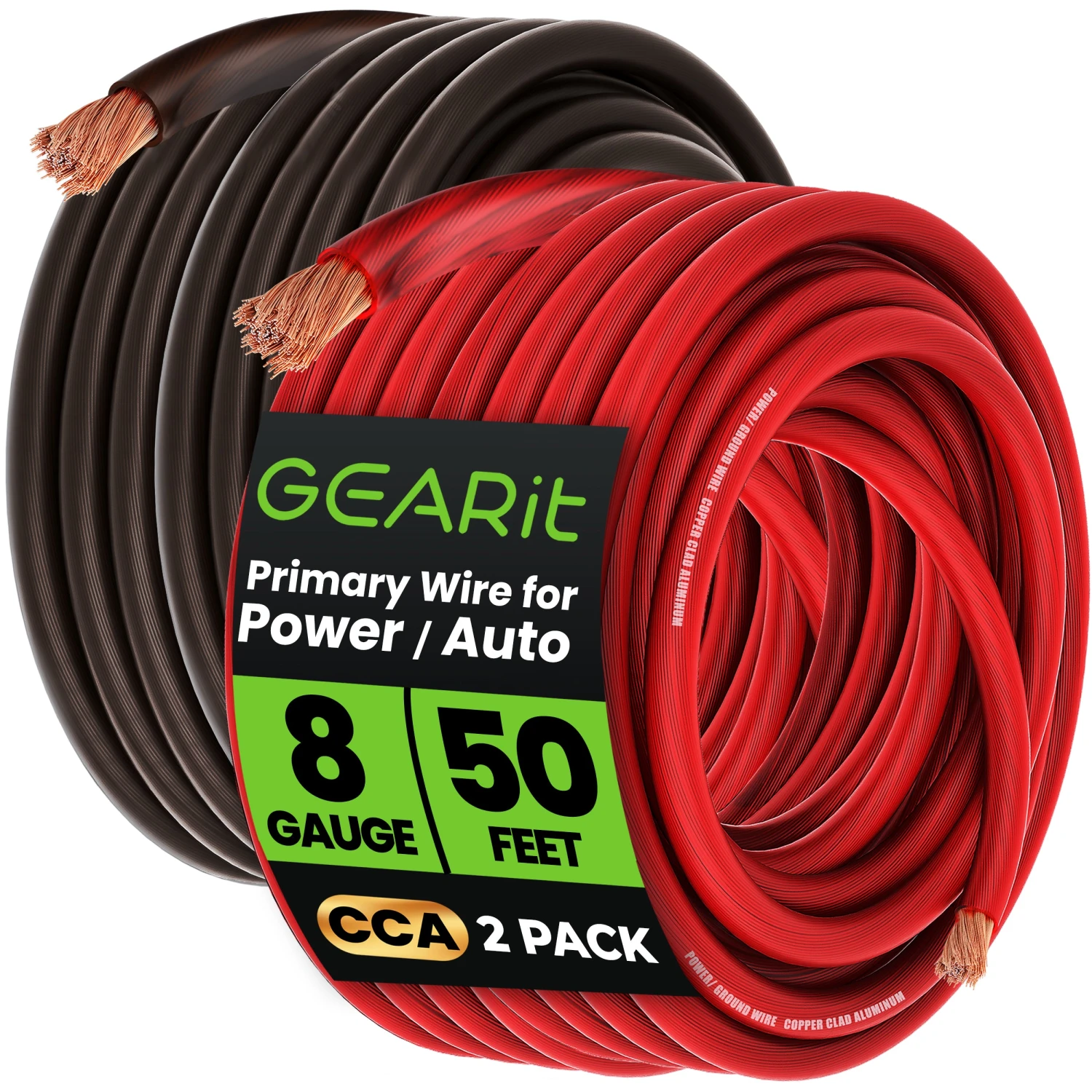 8 Gauge CCA Electrical Power Ground Wire, 50 Feet(Gearit 8 Gauge Wire Cca Primary Electrical Automotive Power Ground Wire 50 Feet) 17 8 Gauge CCA Electrical Power Ground Wire, 50 Feet(Gearit 8 Gauge Wire Cca Primary Electrical Automotive Power Ground Wire 50 Feet) - Image 17