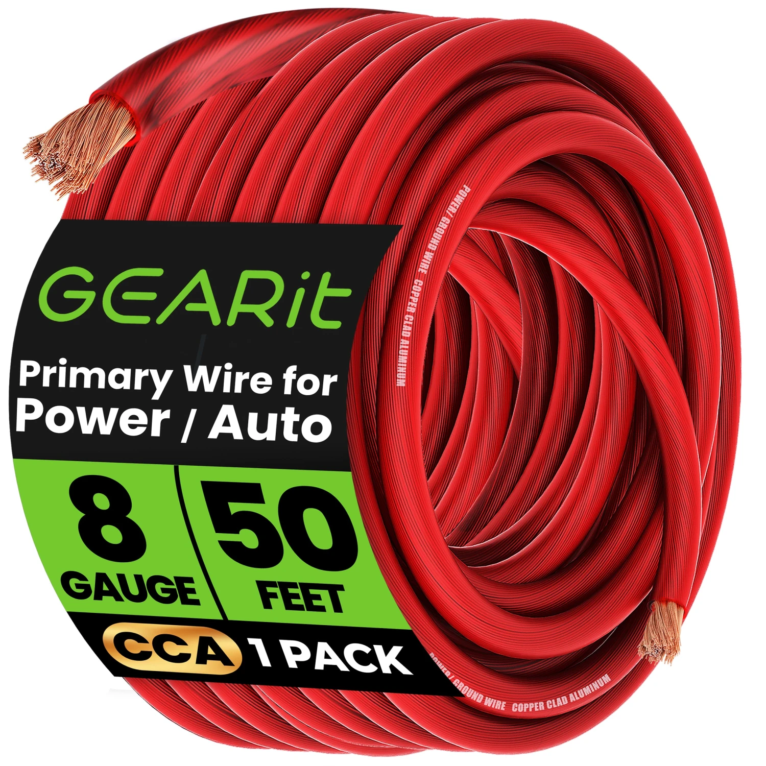 8 Gauge CCA Electrical Power Ground Wire, 50 Feet(Gearit 8 Gauge Wire Cca Primary Electrical Automotive Power Ground Wire 50 Feet) 20 8 Gauge CCA Electrical Power Ground Wire, 50 Feet(Gearit 8 Gauge Wire Cca Primary Electrical Automotive Power Ground Wire 50 Feet) - Image 20