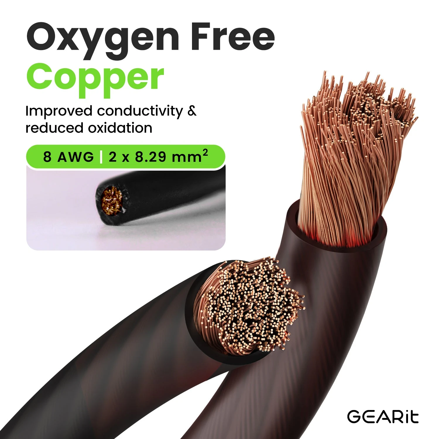 8 Gauge OFC Ground Wire - 8AWG Electrical Power Cable(8 Gauge Ofc Ground Wire 8awg Electrical Power Cable 25 Feet) 2 8 Gauge OFC Ground Wire - 8AWG Electrical Power Cable(8 Gauge Ofc Ground Wire 8awg Electrical Power Cable 25 Feet) - Image 2
