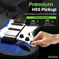 Canyon Series 39” Electric Guitar Starter Kit(Gi 150 Canyon Series 39 Electric Guitar Set W Amplifier) 29 Canyon Series 39” Electric Guitar Starter Kit(Gi 150 Canyon Series 39 Electric Guitar Set W Amplifier) -GEARit Store GI GTR CNYN BB 2