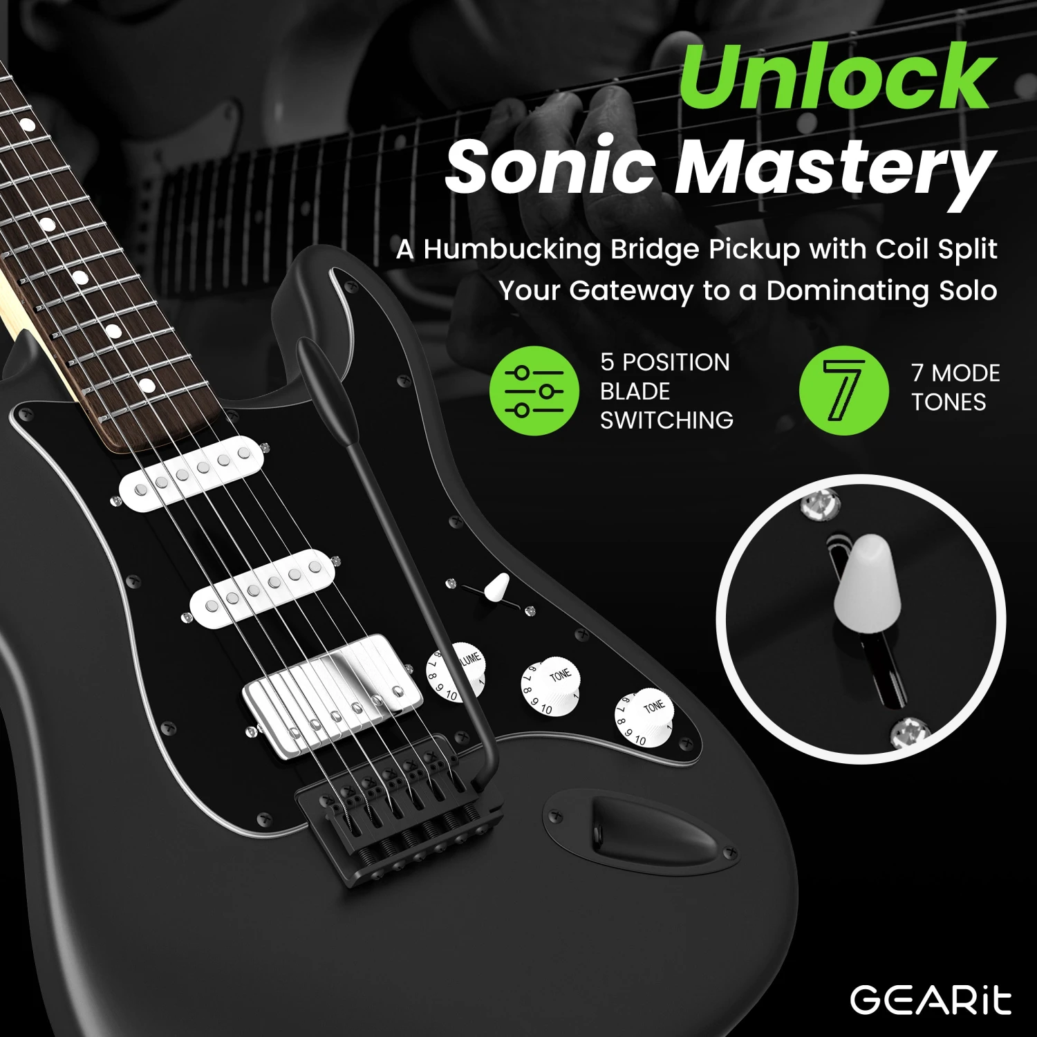 Canyon Series 39” Electric Guitar Starter Kit(Gi 150 Canyon Series 39 Electric Guitar Set W Amplifier) 18 Canyon Series 39” Electric Guitar Starter Kit(Gi 150 Canyon Series 39 Electric Guitar Set W Amplifier) - Image 18