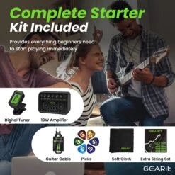 Valley Series 39” Electric Guitar Starter Kit(Gi 155 Valley Series 39 Electric Guitar Starter Kit With Amplifier) 26 Valley Series 39” Electric Guitar Starter Kit(Gi 155 Valley Series 39 Electric Guitar Starter Kit With Amplifier) -GEARit Store GI GTR VLY AW 6