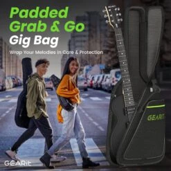 Valley Series 39” Electric Guitar Starter Kit(Gi 155 Valley Series 39 Electric Guitar Starter Kit With Amplifier) 32 Valley Series 39” Electric Guitar Starter Kit(Gi 155 Valley Series 39 Electric Guitar Starter Kit With Amplifier) -GEARit Store GI GTR VLY BK 5