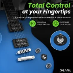 Valley Series 39” Electric Guitar Starter Kit(Gi 155 Valley Series 39 Electric Guitar Starter Kit With Amplifier) 37 Valley Series 39” Electric Guitar Starter Kit(Gi 155 Valley Series 39 Electric Guitar Starter Kit With Amplifier) -GEARit Store GI GTR VLY BL 3