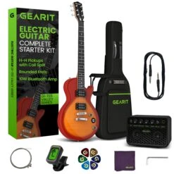 Valley Series 39” Electric Guitar Starter Kit(Gi 155 Valley Series 39 Electric Guitar Starter Kit With Amplifier) 39 Valley Series 39” Electric Guitar Starter Kit(Gi 155 Valley Series 39 Electric Guitar Starter Kit With Amplifier) -GEARit Store GI GTR VLY CSB Hero1 241220