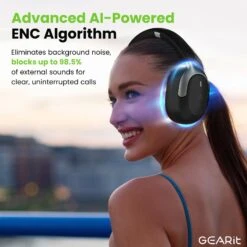 GEARit Over-Ear Bluetooth Headphones Hybrid ANC 45H Battery Multipoint Pairing(Gearit Over Ear Bluetooth Headphones Hybrid Anc 45h Battery Multipoint Pairing) -GEARit Store GI HDPH HY PRO BK 001 4