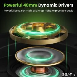 GEARit Over-Ear Bluetooth Headphones Hybrid ANC 45H Battery Multipoint Pairing(Gearit Over Ear Bluetooth Headphones Hybrid Anc 45h Battery Multipoint Pairing) -GEARit Store GI HDPH HY PRO BK 001 7