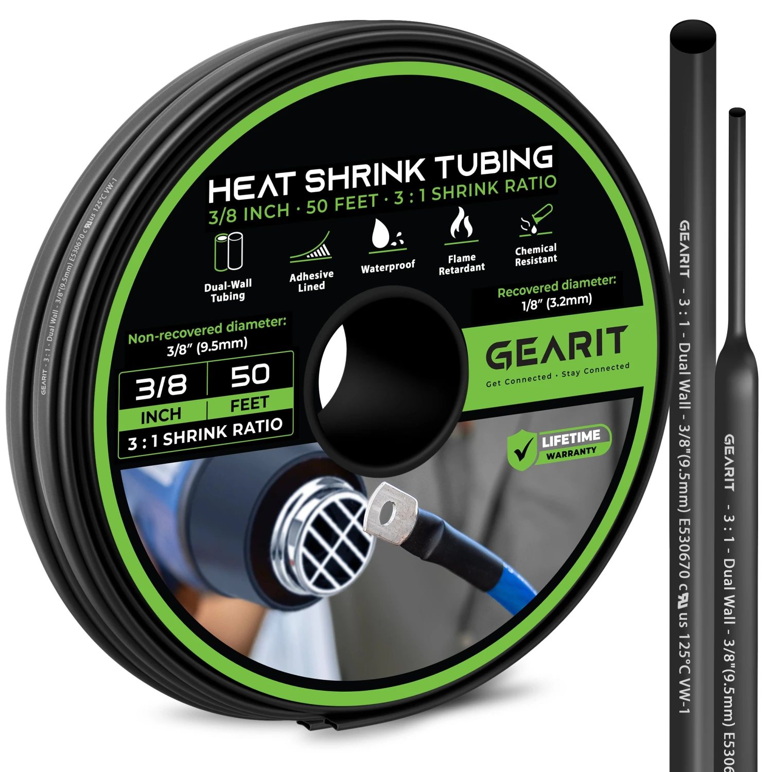 Dual-Wall Heat Shrink Tubing 3:1 Ratio Adhesive Lined, 50 Feet(Dual Wall Heat Shrink Tubing 3 1 Ratio Adhesive Lined 50 Feet) 13 Dual-Wall Heat Shrink Tubing 3:1 Ratio Adhesive Lined, 50 Feet(Dual Wall Heat Shrink Tubing 3 1 Ratio Adhesive Lined 50 Feet) - Image 13